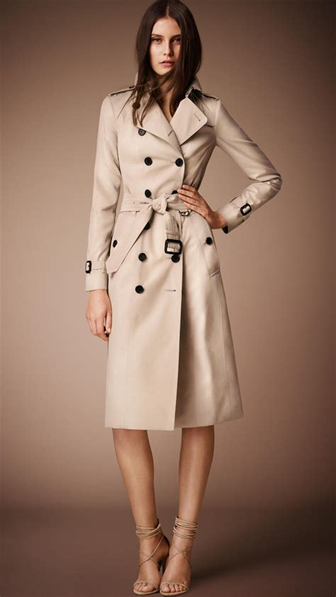 saks burberry sandringham|Burberry Sandringham Long Heritage Cotton Trench Coat .